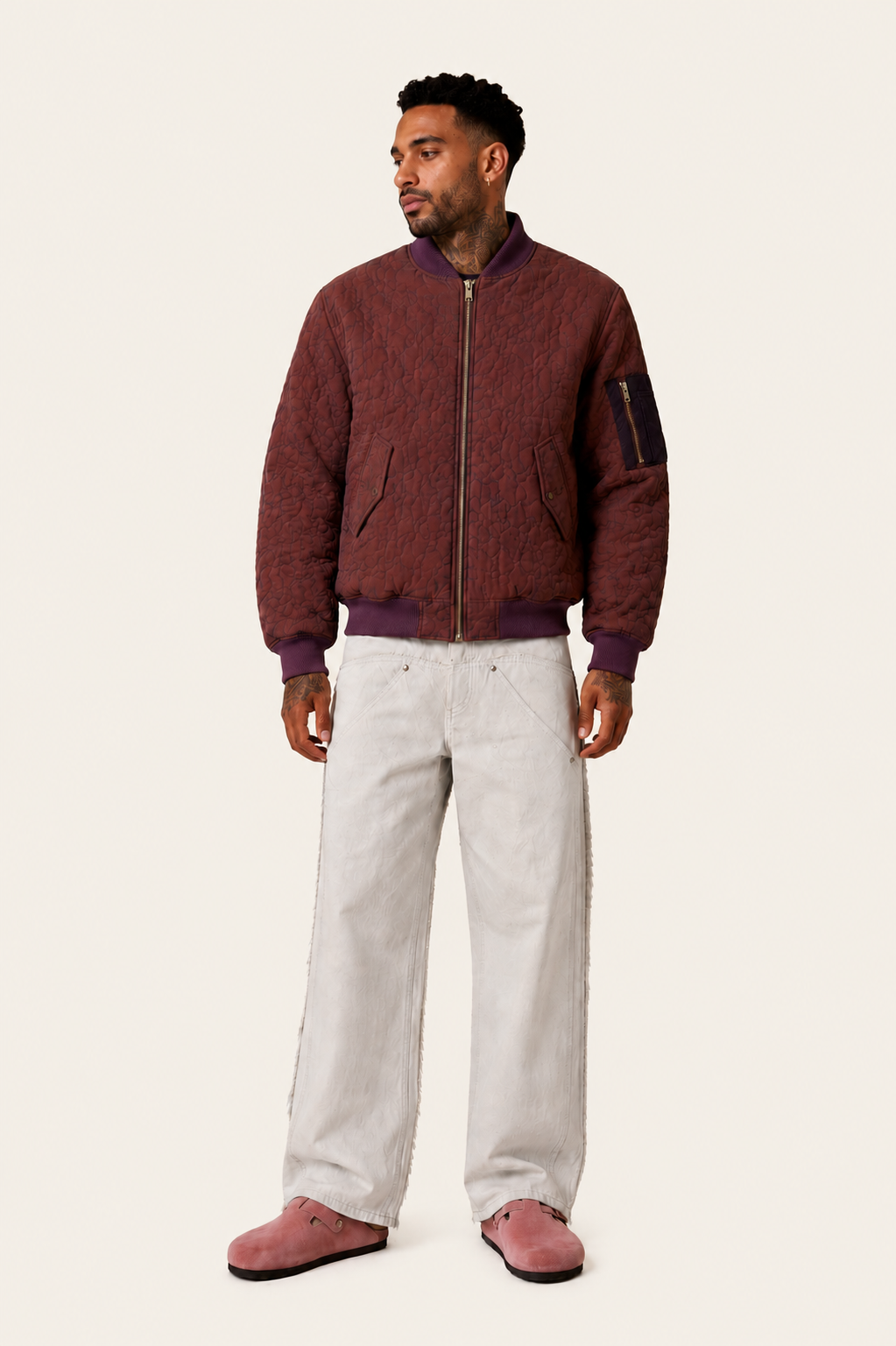 Bomber Jacket - Mauvehood
