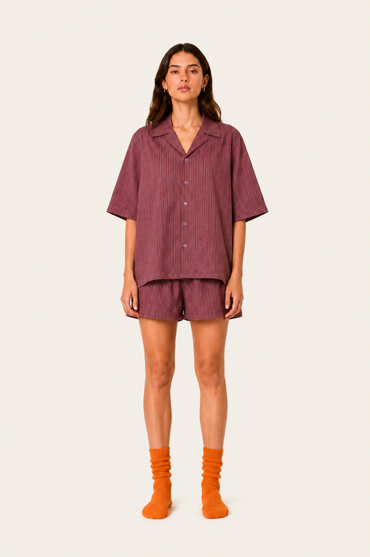 Pijama Shirt Spermi Stripes