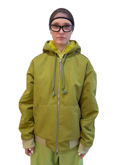 Shantung Hoodie Jacket