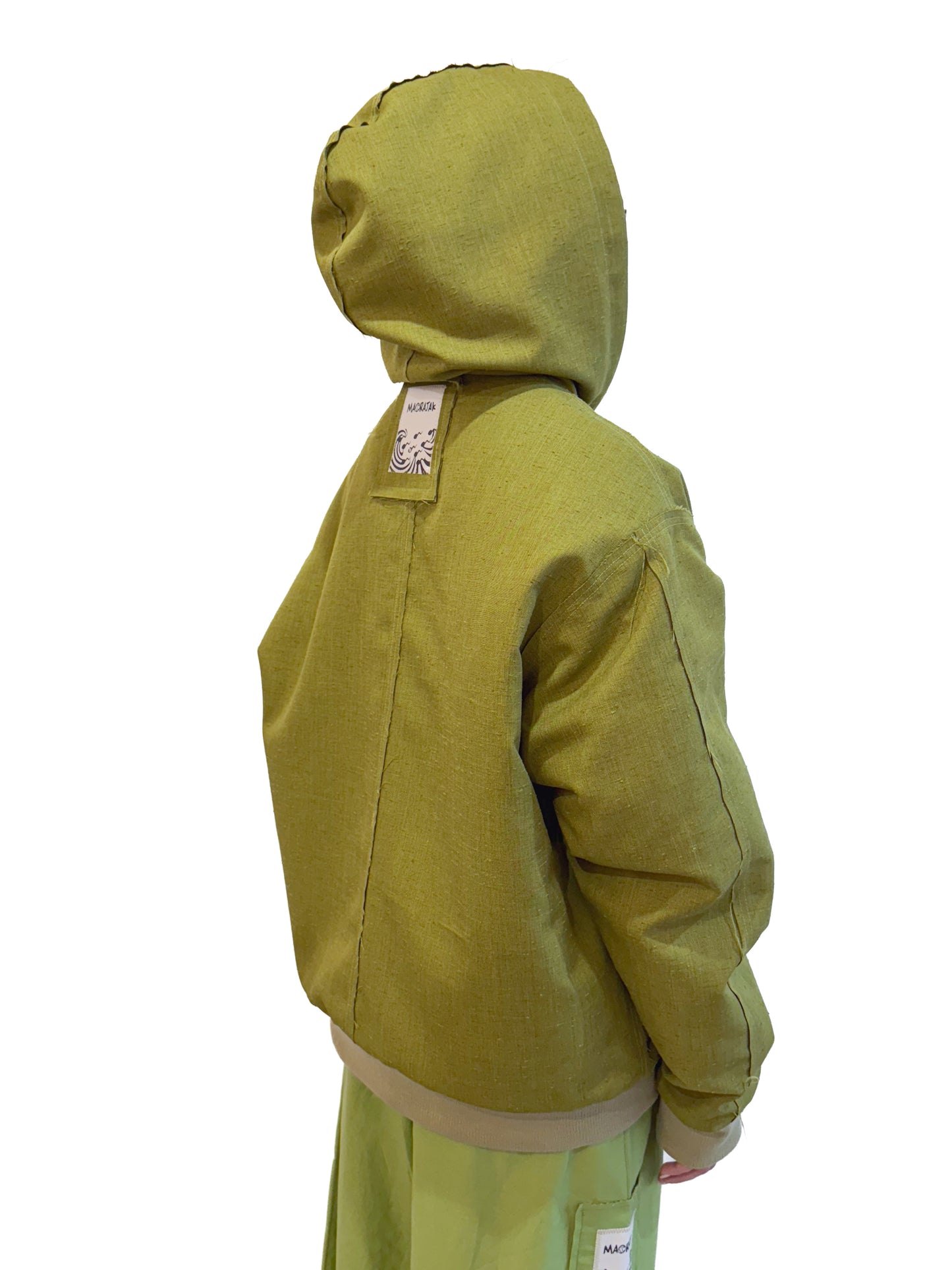 Shantung Hoodie Jacket