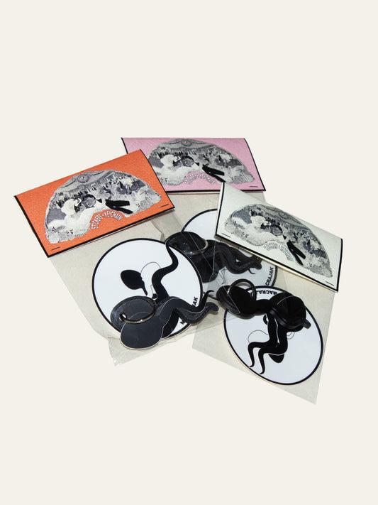 Spermi Keychain + Stickers pack